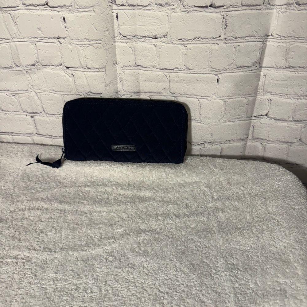 Vera Bradley navy wallet